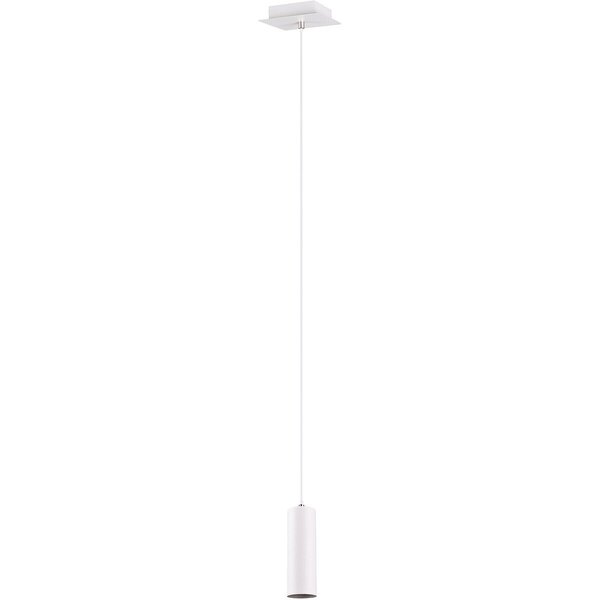 HLW LED Witte LED Hanglamp Trion Mary - Mat Wit Aluminium, GU10 Fitting, 1-lichts HLW LED Witte LED Hanglamp Trion Mary - Mat Wit Aluminium, GU10 Fitting, 1-lichts