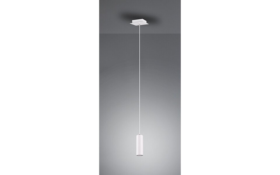 HLW LED Witte LED Hanglamp Trion Mary - Mat Wit Aluminium, GU10 Fitting, 1-lichts