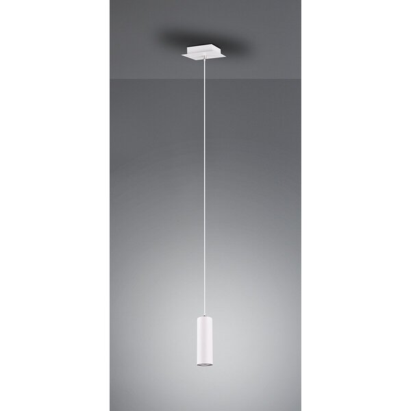 HLW LED Witte LED Hanglamp Trion Mary - Mat Wit Aluminium, GU10 Fitting, 1-lichts HLW LED Witte LED Hanglamp Trion Mary - Mat Wit Aluminium, GU10 Fitting, 1-lichts