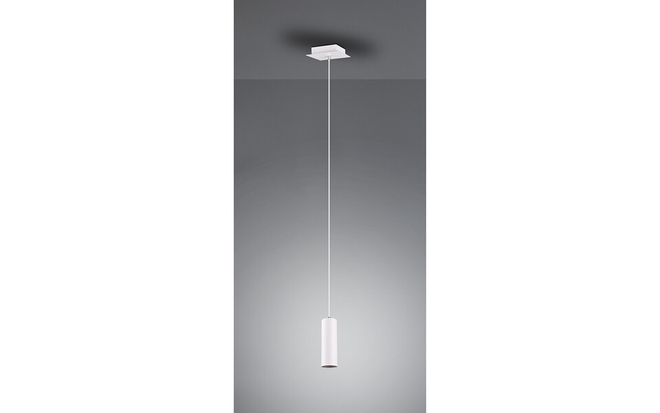 HLW LED Witte LED Hanglamp Trion Mary - Mat Wit Aluminium, GU10 Fitting, 1-lichts