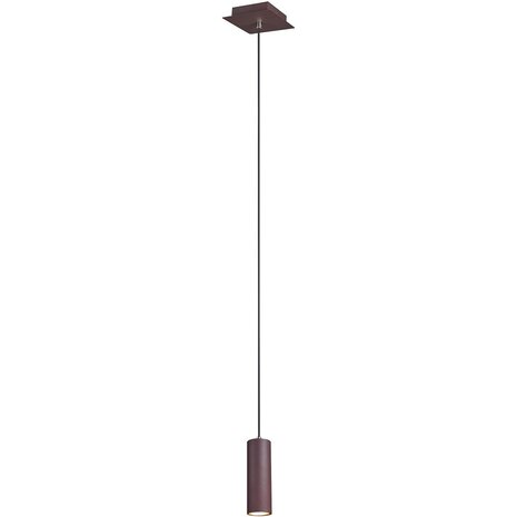HLW LED LED Hanglamp Trion Mary - Roestkleurige LED Lamp met GU10 Fitting, 1-lichts, Aluminium HLW LED LED Hanglamp Trion Mary - Roestkleurige LED Lamp met GU10 Fitting, 1-lichts, Aluminium
