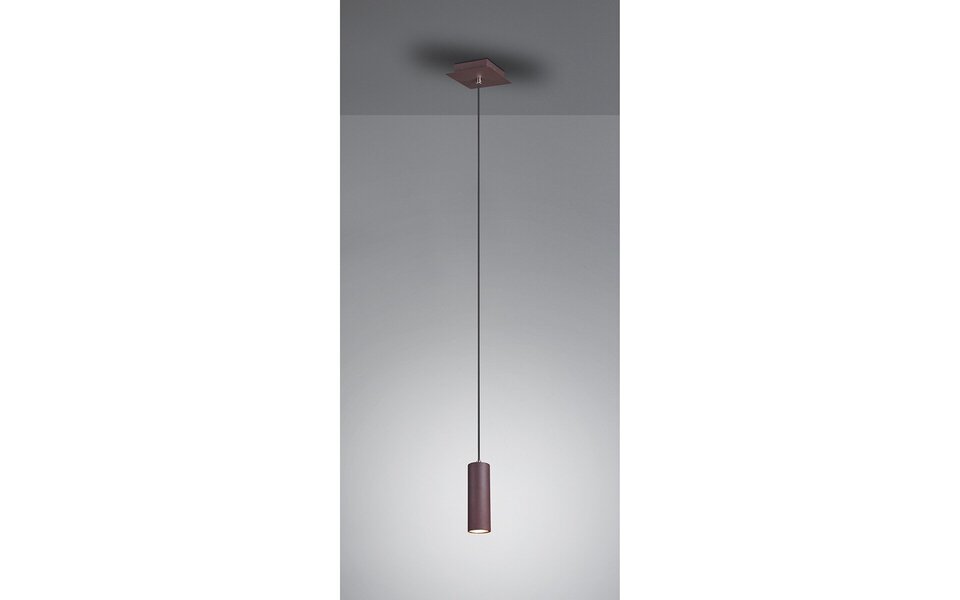 HLW LED LED Hanglamp Trion Mary - Roestkleurige LED Lamp met GU10 Fitting, 1-lichts, Aluminium