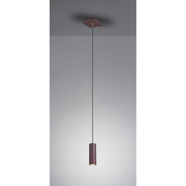 HLW LED LED Hanglamp Trion Mary - Roestkleurige LED Lamp met GU10 Fitting, 1-lichts, Aluminium HLW LED LED Hanglamp Trion Mary - Roestkleurige LED Lamp met GU10 Fitting, 1-lichts, Aluminium