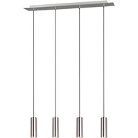 LED Hanglamp Trion Mary - 4-lichts Mat Nikkel Aluminium
