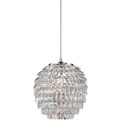 HLW LED LED Hanglamp Trion Pety - Elegante Mat Chroom Aluminium E27 Fitting HLW LED LED Hanglamp Trion Pety - Elegante Mat Chroom Aluminium E27 Fitting