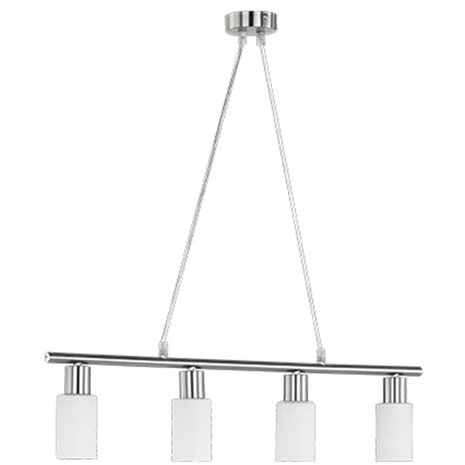 HLW LED Trion Smast LED Hanglamp - Mat Nikkel, Aluminium & 4x E14 Fitting