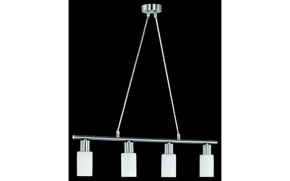 HLW LED Trion Smast LED Hanglamp - Mat Nikkel, Aluminium & 4x E14 Fitting