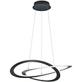 LED Hanglamp 52W Warm Wit - Dimbaar, Mat Antraciet Aluminium, Modern Design
