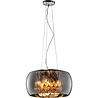 HLW LED LED Hanglamp met Glas - Trion Vapiro 5-lichts Rond Mat Chroom, G9 Fitting