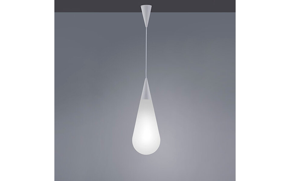 HLW LED Witte LED Hanglamp Trion Renny 4W - Warm Wit 3000K - Rond Mat Chroom