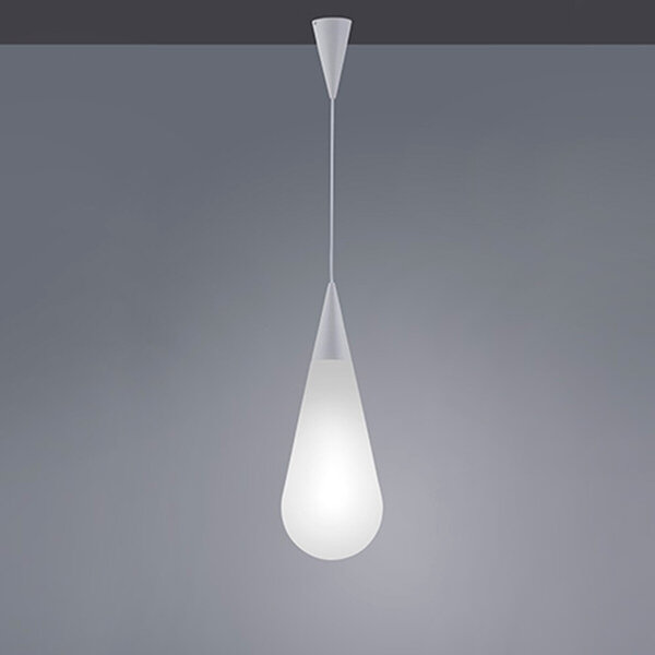 HLW LED Witte LED Hanglamp Trion Renny 4W - Warm Wit 3000K - Rond Mat Chroom