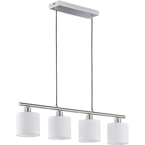 LED Hanglamp Trion Torry - Mat Nikkel, Aluminium, 4x E14 Fitting LED Hanglamp Trion Torry - Mat Nikkel, Aluminium, 4x E14 Fitting