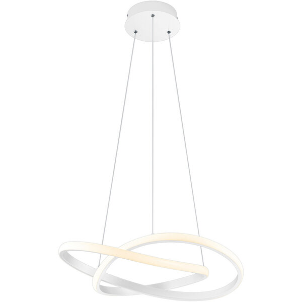 HLW LED Dimbare LED Hanglamp 27W - Witte LED Hanglamp met Neutraal Wit Licht 4000K HLW LED Dimbare LED Hanglamp 27W - Witte LED Hanglamp met Neutraal Wit Licht 4000K