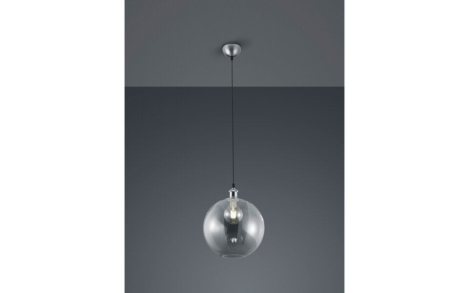 HLW LED LED Hanglamp Trion Dini - Rond Mat Nikkel Aluminium met E27 Fitting