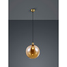 HLW LED Gouden LED Hanglamp Trion Dini - Rond, Mat Goud Aluminium, E27 Fitting