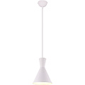 LED Hanglamp Trion Ewomi - Mat Witte LED Hanglamp met E27 Fitting en Aluminium Ø20cm