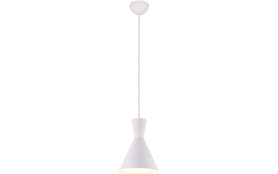 HLW LED LED Hanglamp Trion Ewomi - Mat Witte LED Hanglamp met E27 Fitting en Aluminium Ø20cm