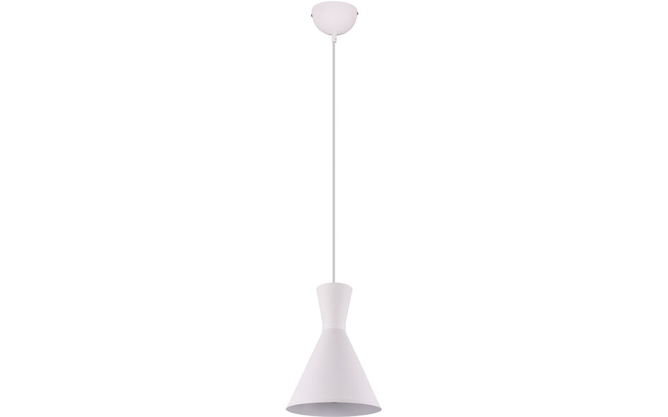 HLW LED LED Hanglamp Trion Ewomi - Mat Witte LED Hanglamp met E27 Fitting en Aluminium Ø20cm
