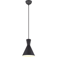 LED Hanglamp Trion Ewomi - Mat Zwart, E27, Ø20cm