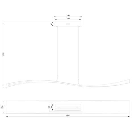HLW LED Stijlvolle dimbare gouden LED hanglamp 35W met warm wit licht 3000K HLW LED Stijlvolle dimbare gouden LED hanglamp 35W met warm wit licht 3000K