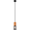 Zwarte LED Hanglamp Trion Yosh - E27 Fitting, Rond & Stijlvol Design