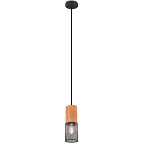 LED Hanglamp Trion Yosh - Mat Zwart, Rond & Aluminium