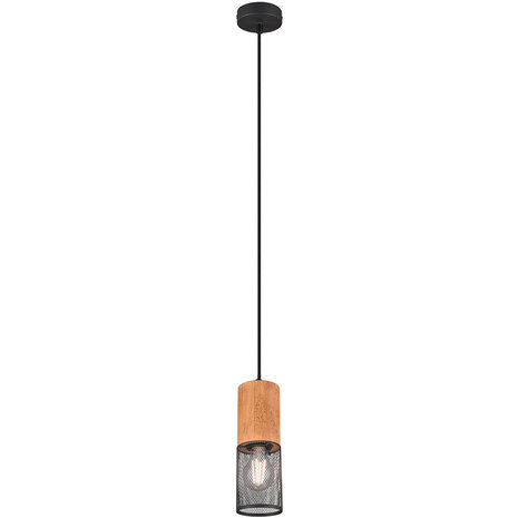 HLW LED Zwarte LED Hanglamp Trion Yosh - E27 Fitting, Rond & Stijlvol Design HLW LED Zwarte LED Hanglamp Trion Yosh - E27 Fitting, Rond & Stijlvol Design