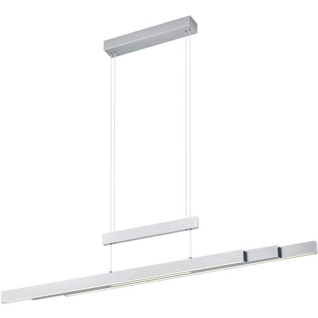 HLW LED LED Hanglamp Trion Trojan 54W - Mat Nikkel, Aluminium, Up & Down Verlichting HLW LED LED Hanglamp Trion Trojan 54W - Mat Nikkel, Aluminium, Up & Down Verlichting