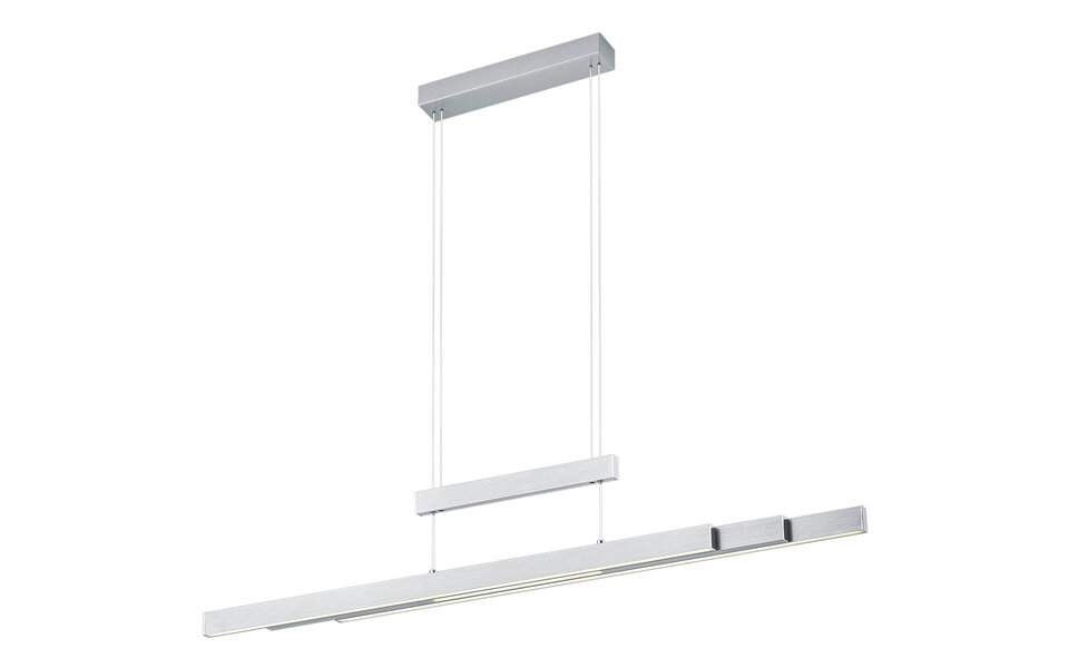 HLW LED LED Hanglamp Trion Trojan 54W - Mat Nikkel, Aluminium, Up & Down Verlichting
