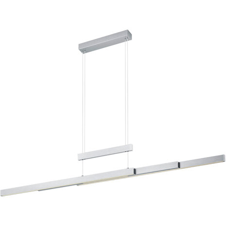 HLW LED LED Hanglamp Trion Trojan 54W - Mat Nikkel, Aluminium, Up & Down Verlichting HLW LED LED Hanglamp Trion Trojan 54W - Mat Nikkel, Aluminium, Up & Down Verlichting