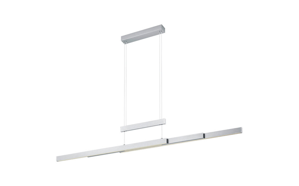 HLW LED LED Hanglamp Trion Trojan 54W - Mat Nikkel, Aluminium, Up & Down Verlichting