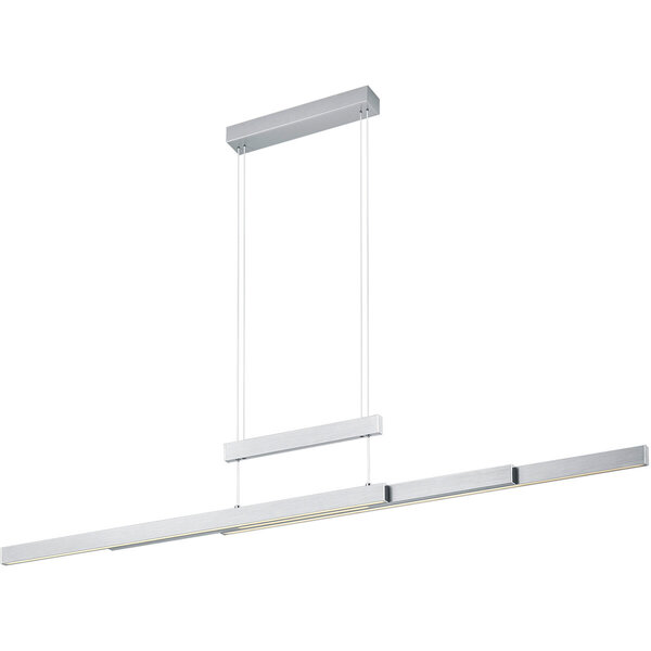 HLW LED LED Hanglamp Trion Trojan 54W - Mat Nikkel, Aluminium, Up & Down Verlichting HLW LED LED Hanglamp Trion Trojan 54W - Mat Nikkel, Aluminium, Up & Down Verlichting
