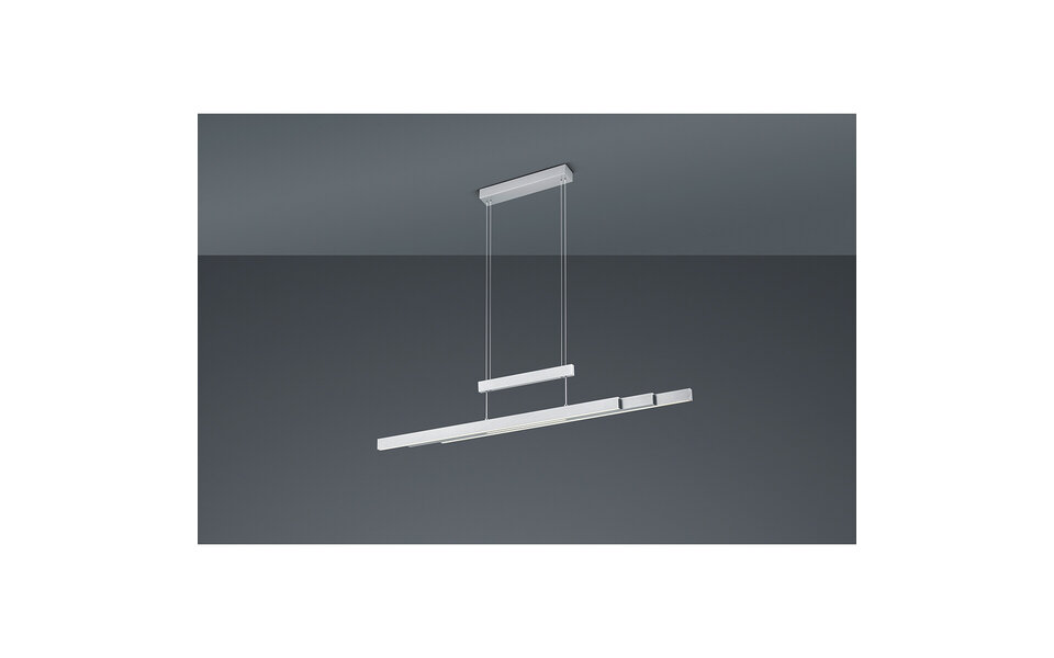 HLW LED LED Hanglamp Trion Trojan 54W - Mat Nikkel, Aluminium, Up & Down Verlichting