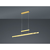 HLW LED Gouden LED Hanglamp 54W Trion Trojan - Up & Down, Kleur Aanpasbaar