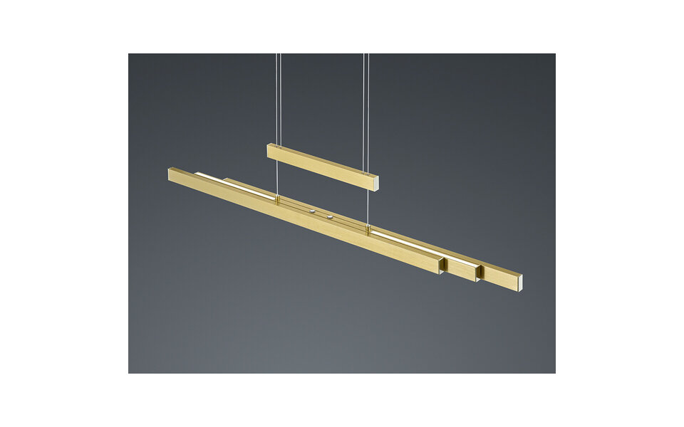 HLW LED Gouden LED Hanglamp 54W Trion Trojan - Up & Down, Kleur Aanpasbaar