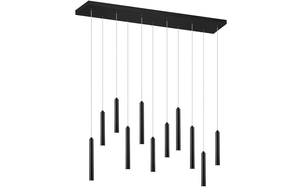 HLW LED Dimbare LED Hanglamp Trion Tular 22W in Zwart of Wit met Warm Wit Licht 3000K