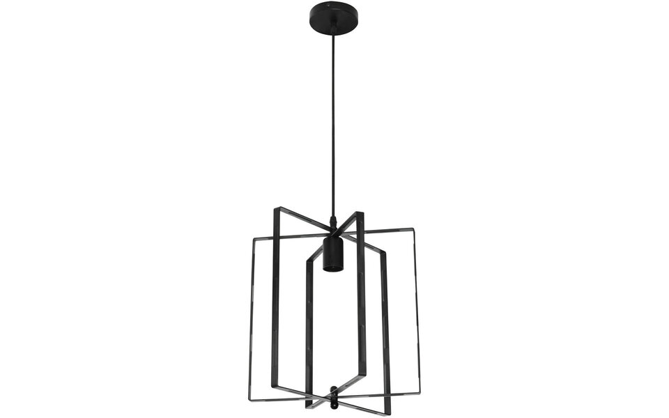 HLW LED Industriële LED Hanglamp Noby - Mat Zwart of Wit, 8W Warm Wit LED Lamp