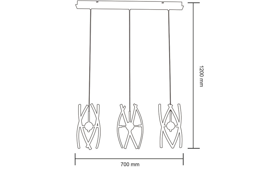 HLW LED 36W LED Hanglamp - Witte LED Hanglamp met Natuurlijk Neutraal Wit Licht 4000K