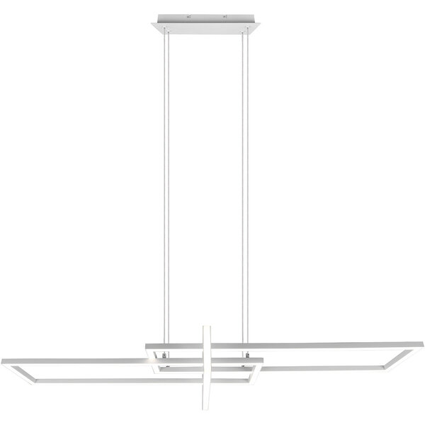 HLW LED LED Hanglamp Trion Salana 34W - Dimbaar, Warm Wit, Mat Wit Aluminium