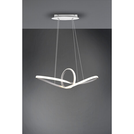 HLW LED LED Hanglamp 28W - Dimbaar, Neutraal Wit 4000K - Mat Wit Aluminium HLW LED LED Hanglamp 28W - Dimbaar, Neutraal Wit 4000K - Mat Wit Aluminium