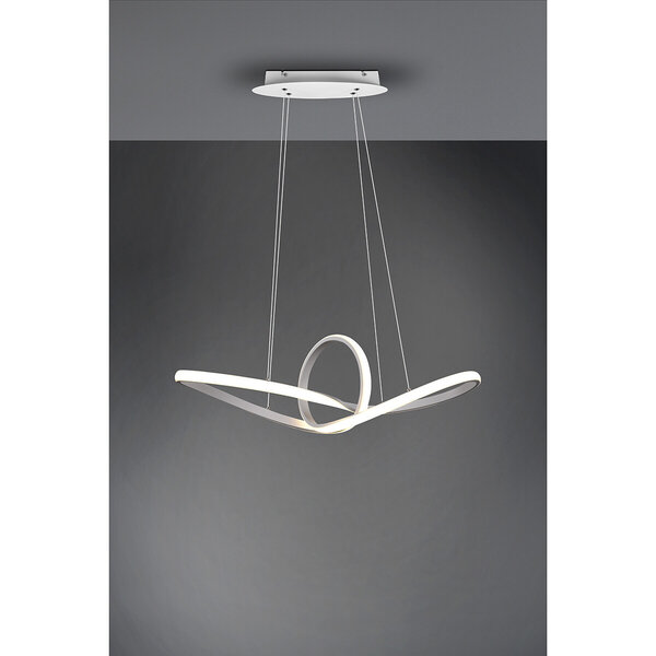 HLW LED LED Hanglamp 28W - Dimbaar, Neutraal Wit 4000K - Mat Wit Aluminium HLW LED LED Hanglamp 28W - Dimbaar, Neutraal Wit 4000K - Mat Wit Aluminium