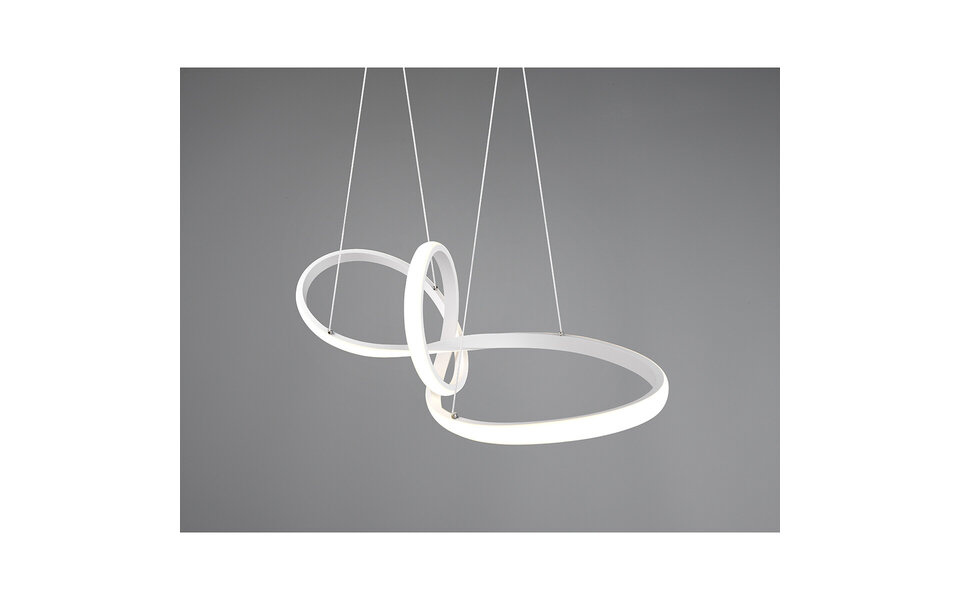 HLW LED LED Hanglamp 28W - Dimbaar, Neutraal Wit 4000K - Mat Wit Aluminium HLW LED LED Hanglamp 28W - Dimbaar, Neutraal Wit 4000K - Mat Wit Aluminium