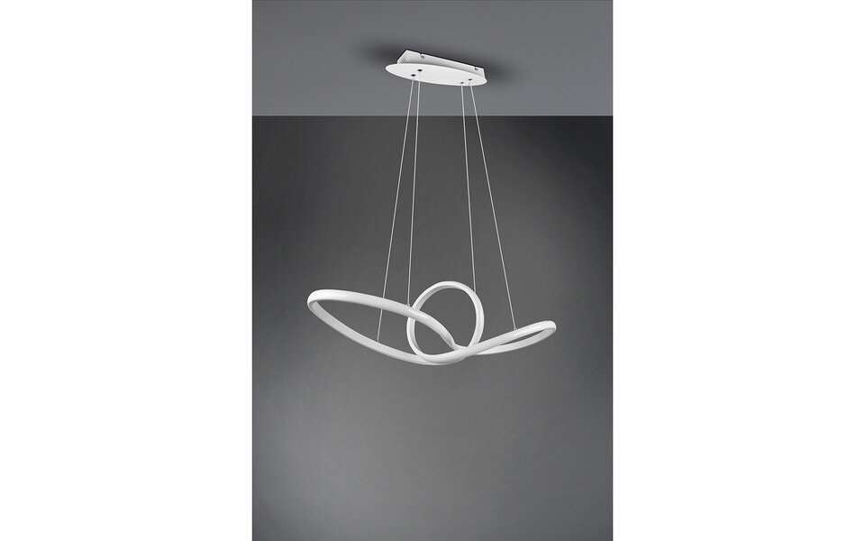 HLW LED LED Hanglamp 28W - Dimbaar, Neutraal Wit 4000K - Mat Wit Aluminium HLW LED LED Hanglamp 28W - Dimbaar, Neutraal Wit 4000K - Mat Wit Aluminium