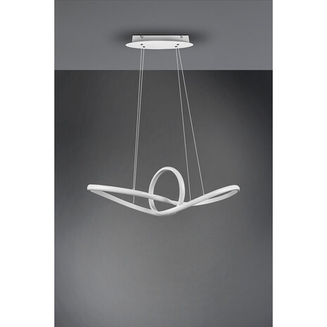 HLW LED LED Hanglamp 28W - Dimbaar, Neutraal Wit 4000K - Mat Wit Aluminium HLW LED LED Hanglamp 28W - Dimbaar, Neutraal Wit 4000K - Mat Wit Aluminium