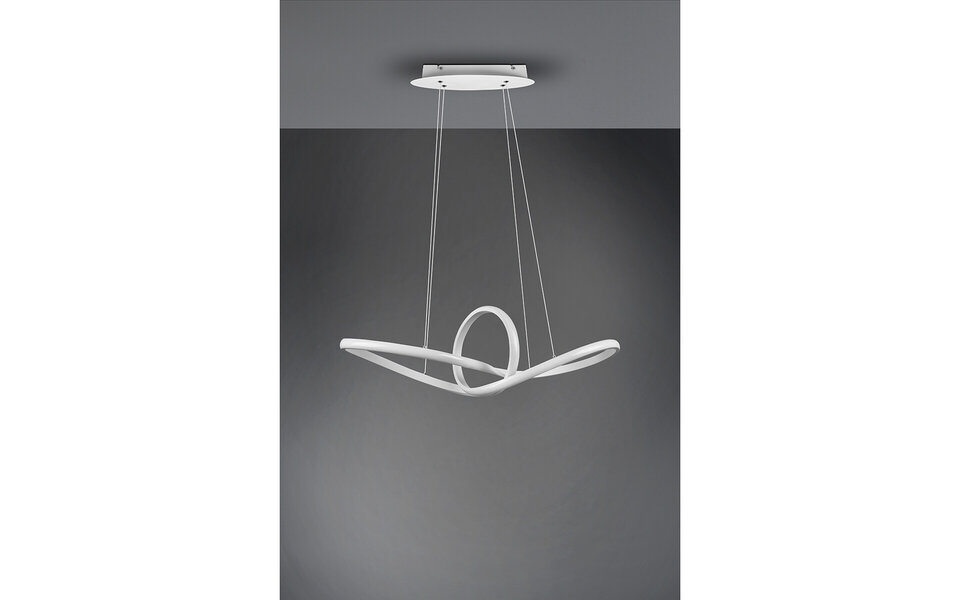 HLW LED LED Hanglamp 28W - Dimbaar, Neutraal Wit 4000K - Mat Wit Aluminium HLW LED LED Hanglamp 28W - Dimbaar, Neutraal Wit 4000K - Mat Wit Aluminium