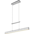 LED Hanglamp 31W - Dimbare Mat Grijze LED Hanglamp met Warm Wit Licht 3000K