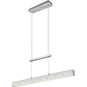 Dimbare LED Hanglamp 31W - Mat Grijs, Warm Wit, Up & Down