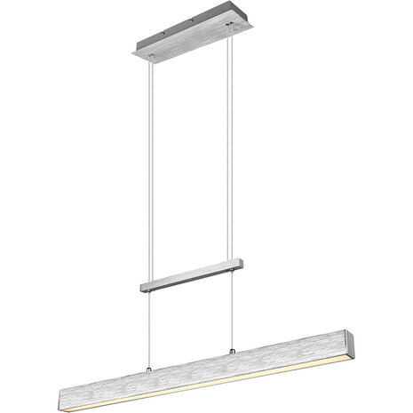 LED Hanglamp 31W - Dimbare Mat Grijze LED Hanglamp met Warm Wit Licht 3000K LED Hanglamp 31W - Dimbare Mat Grijze LED Hanglamp met Warm Wit Licht 3000K