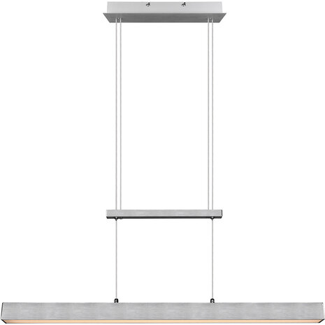 HLW LED LED Hanglamp 31W - Dimbare Mat Grijze LED Hanglamp met Warm Wit Licht 3000K HLW LED LED Hanglamp 31W - Dimbare Mat Grijze LED Hanglamp met Warm Wit Licht 3000K