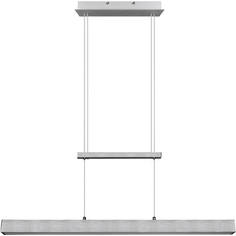 HLW LED LED Hanglamp 31W - Dimbare Mat Grijze LED Hanglamp met Warm Wit Licht 3000K HLW LED LED Hanglamp 31W - Dimbare Mat Grijze LED Hanglamp met Warm Wit Licht 3000K